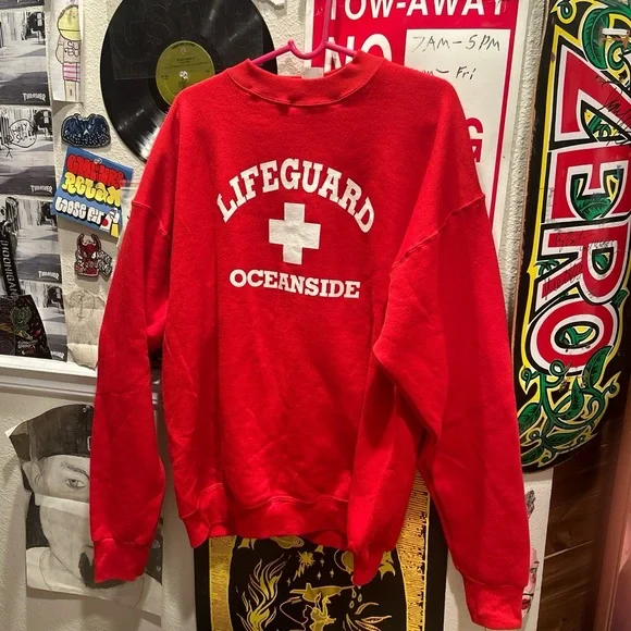 Fruit of the Loom | Sweaters | Lifeguard Crewneck | Poshmark
